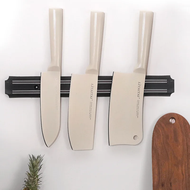 Strong Magnetic Stripe Knife Holder Magnetic Ferromagnetic Knifehold Wall Hang Magnetic Knife Holder Kitchen Knife Storage Stand view 2
