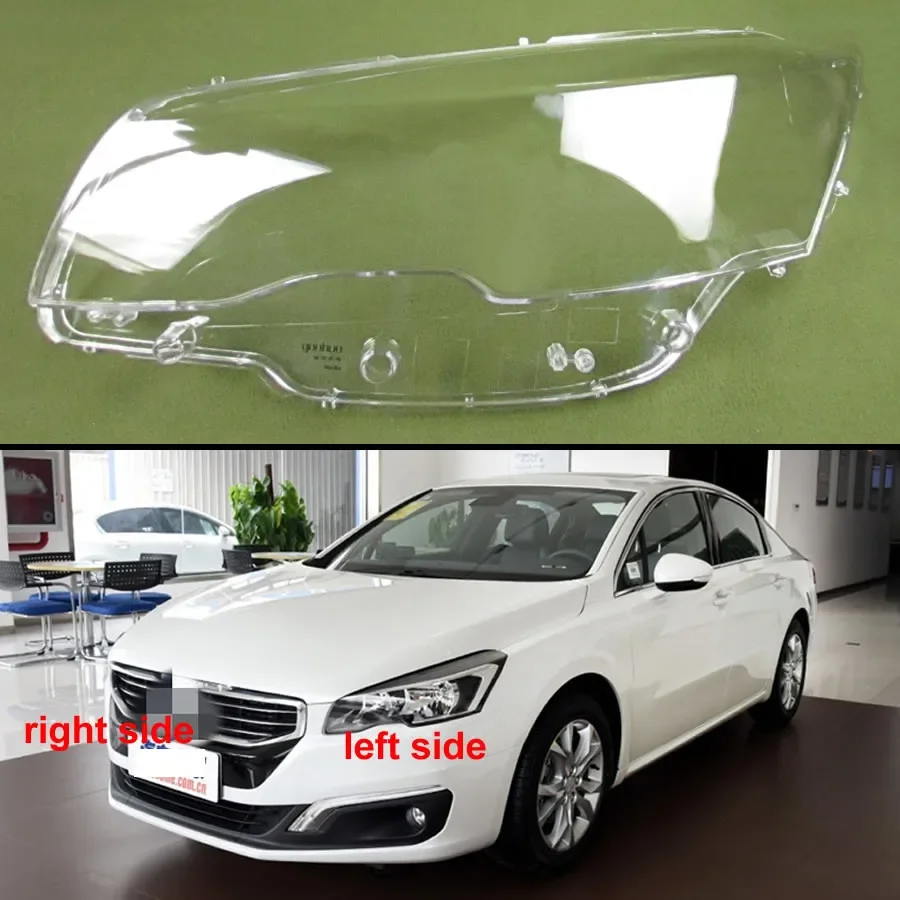 

Plexiglass Headlight Transparent Shell Headlamp Cover Lampshade Lamp Shade Lens For Peugeot 508 2015 2016 Halogen LED