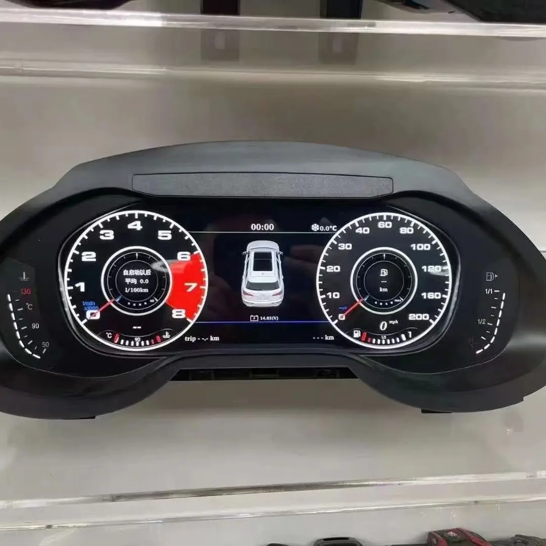 

GuangZhou10,25 дюймов для Audi A4 A5 Q5 S5 RS5 2008-2018 ЖК-дисплей цифровой приборной панели Linux спидометр панель приборной панели