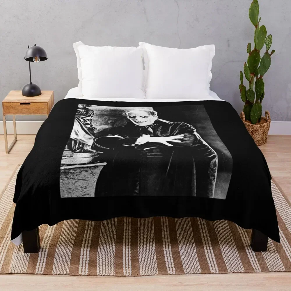 Lon Chaney Phantom Throw Blanket For Decorative Sofa Hairy Thins Designers Blankets