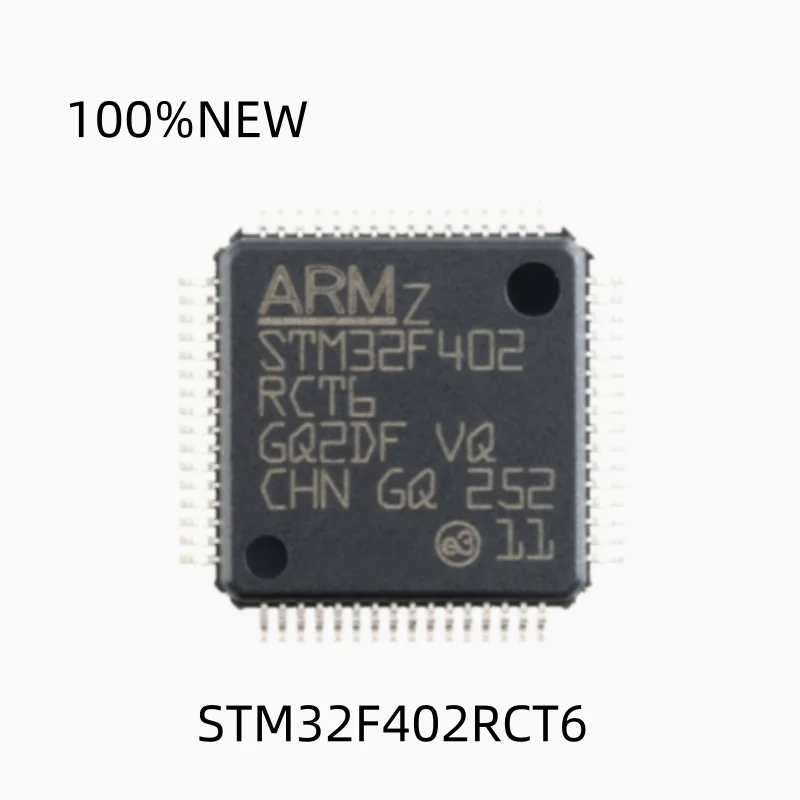(5 Pieces) 100% New Stm32F402Rct6 Lqfp-64 Mainstream Performance-Grade 32-Bit Microcontroller Mcu Chip