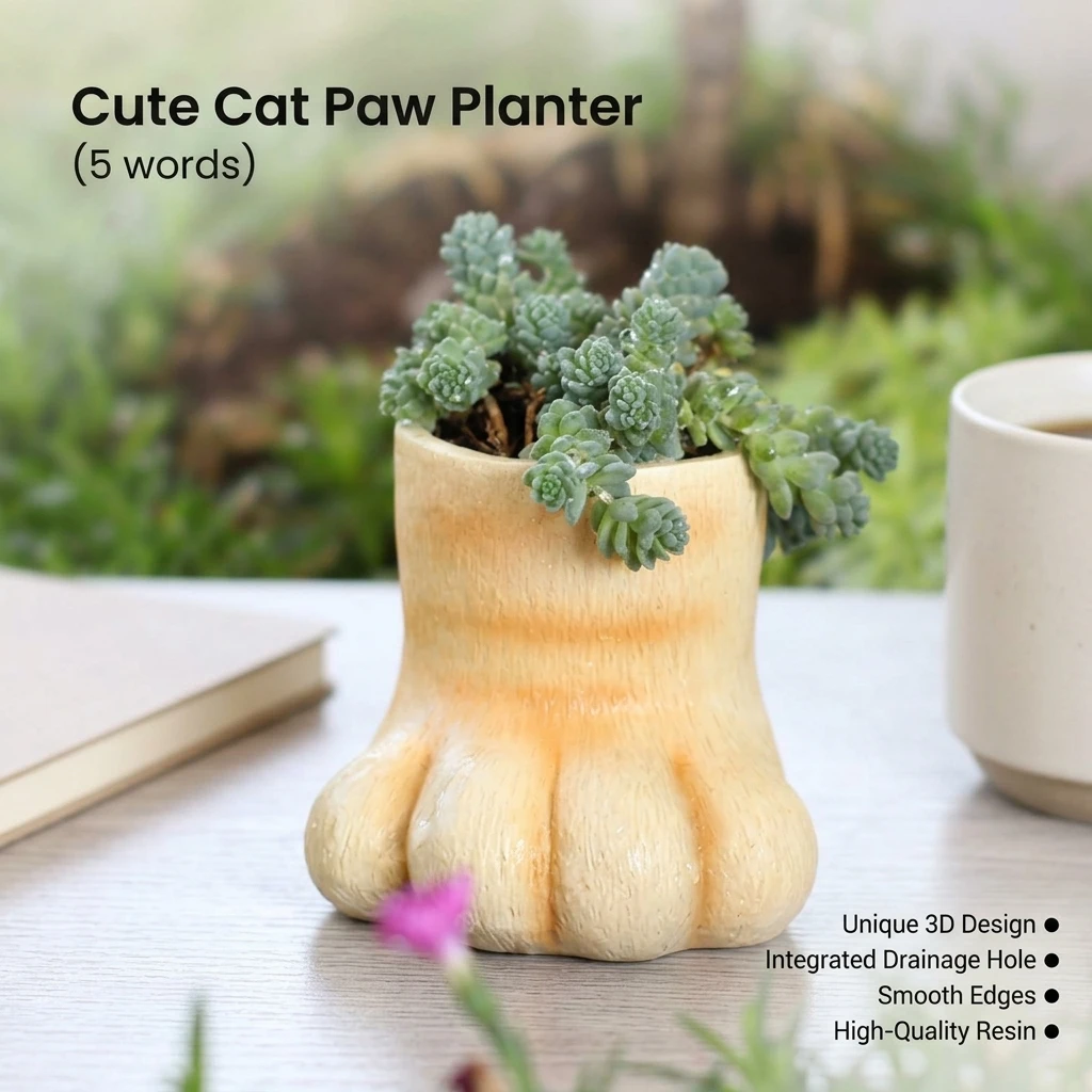 Doniczka z żywicy w kształcie  – Plant Desk Mini recenzja i cena