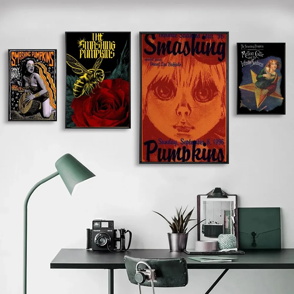 1pc The Smashing Pumpkins Poster Poster Art Print Bar Living Room Furniture Decor