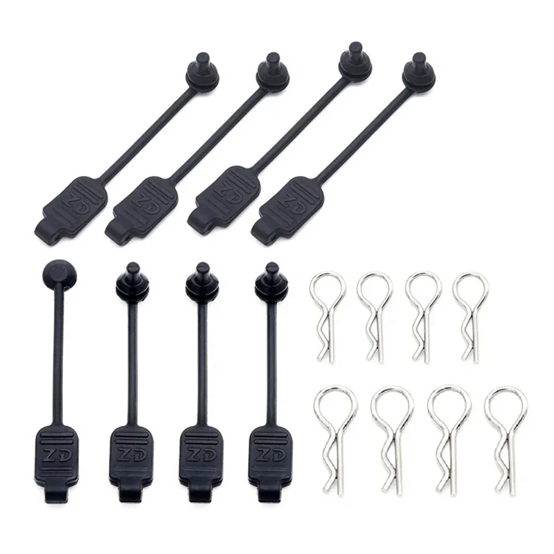 ABUM-16 قطعة RC جسم السيارة كليب المطاط التجنيب قذيفة مشبك ثابت قفل 8301 ل Arrma Losi ZD سباق 1/8 1/10 1/16 المركبات