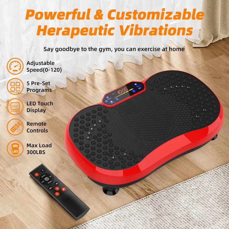 2025 آلة تمرين لوحة الاهتزاز للاستخدام المنزلي - مستويات متعددة سهلة لحرق الدهون ومنصة اهتزاز للحياة اليومية #3