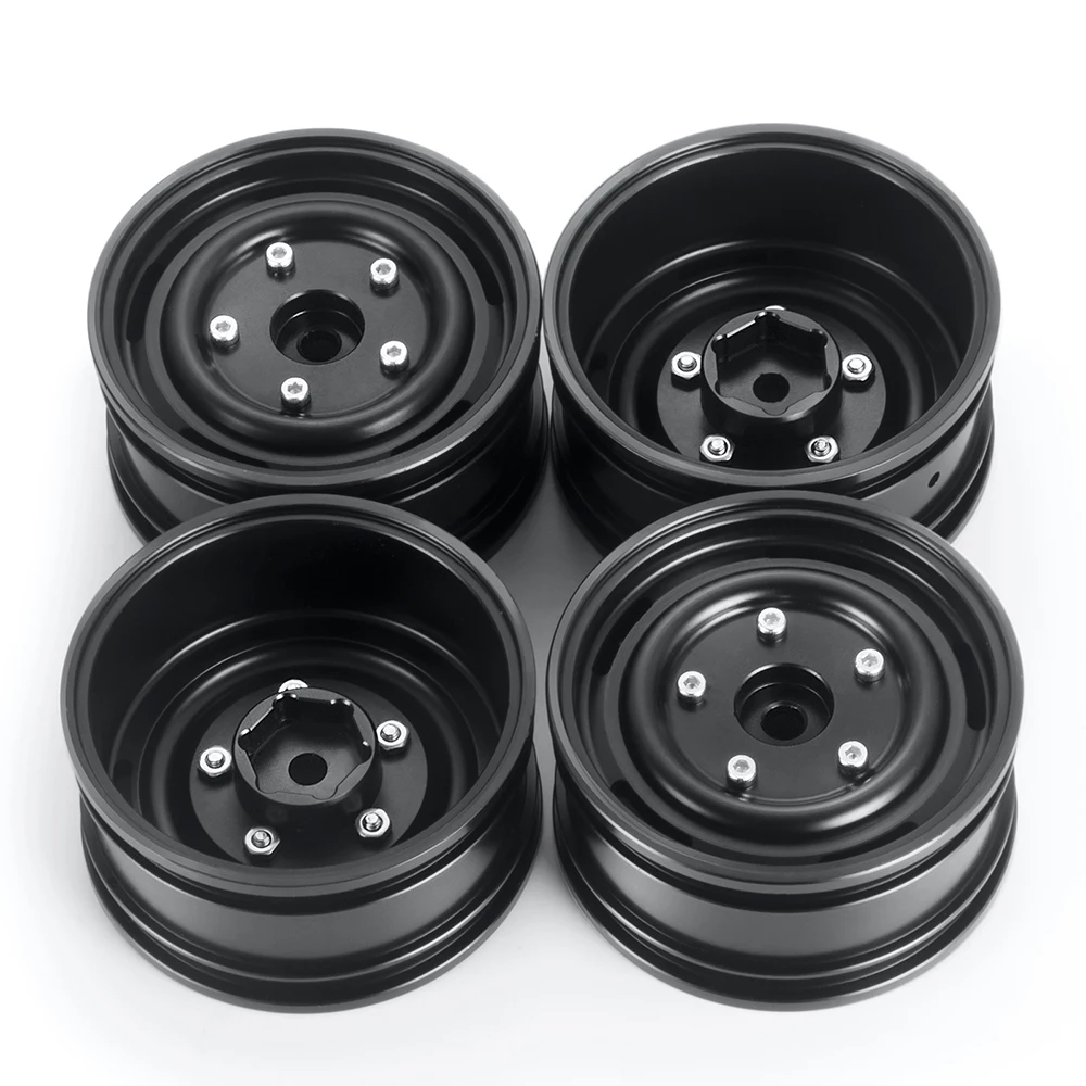 AXSPEED Metal 1.9 Beadlock Wheel Rim Hub for Axial SCX10 TRX4 D90 1/10 RC Crawler Car Upgrade Parts