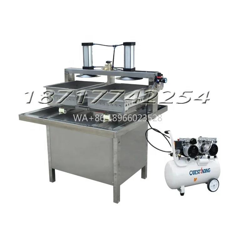 

Автоматическая машина для прессы тофу с двойными коробками из нержавеющей стали/оборудование для производства бобного творога