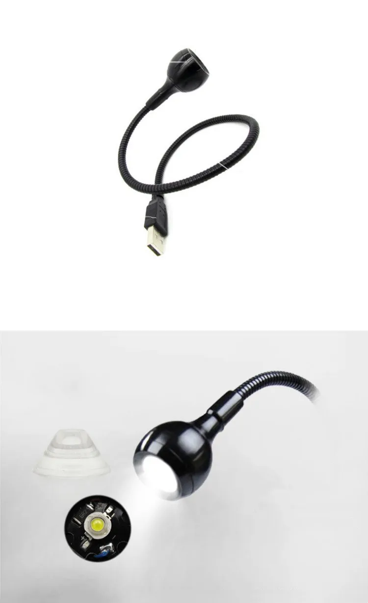 USB Light Flashlight Mini LED Night Lamp Bedroom Bedside Energy-saving Lamp Night Reading Lamp