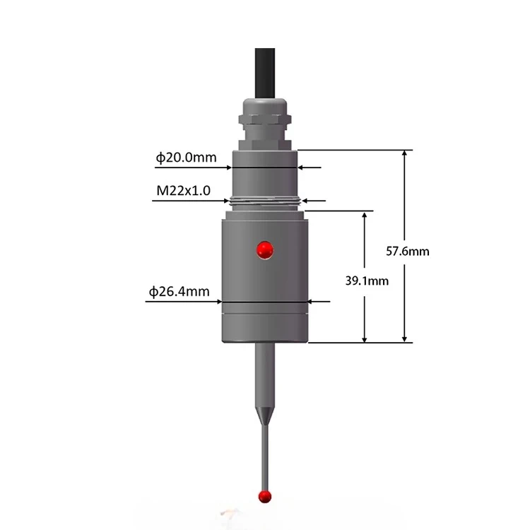 inder Measuring Probe Sub-Center Finder for VMC/HMC Lines Fast-Setup Wired 3D Cnc Touch Probe DLP25 Photoelectric Edge F