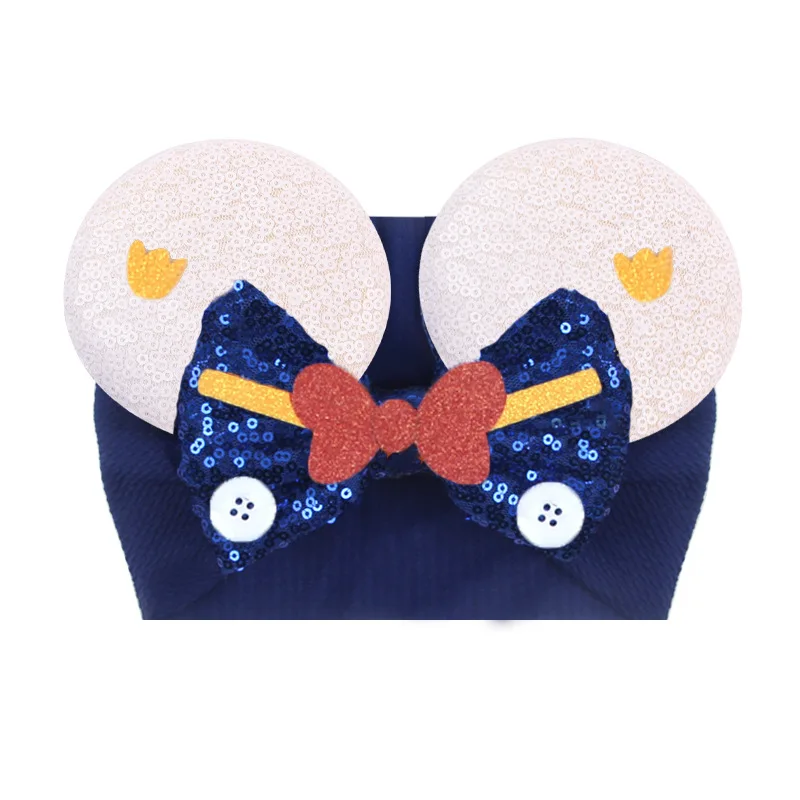 New Elemental Disney Ears Baby Headband Kids Girls Mickey Mouse Sequin 5\