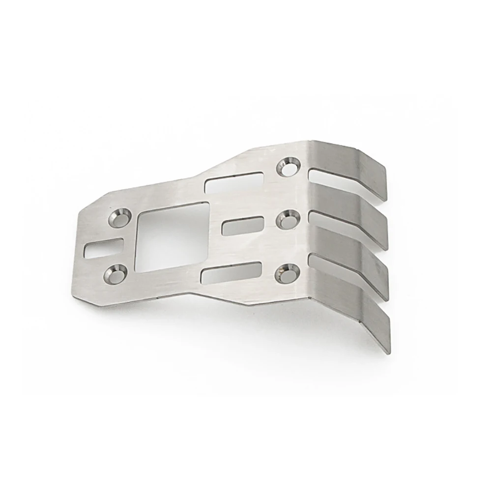 Przednia i tylna płyta ślizgowa podwozia ze stali do ARRMA 1/7 MOJAVE