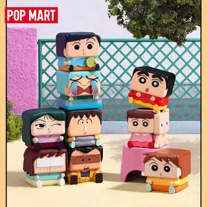 

Genuine In stock POP MART Crayon Shin-chan POP CUBE-1 Series Blind Box Cute Figurine Creative Ornament