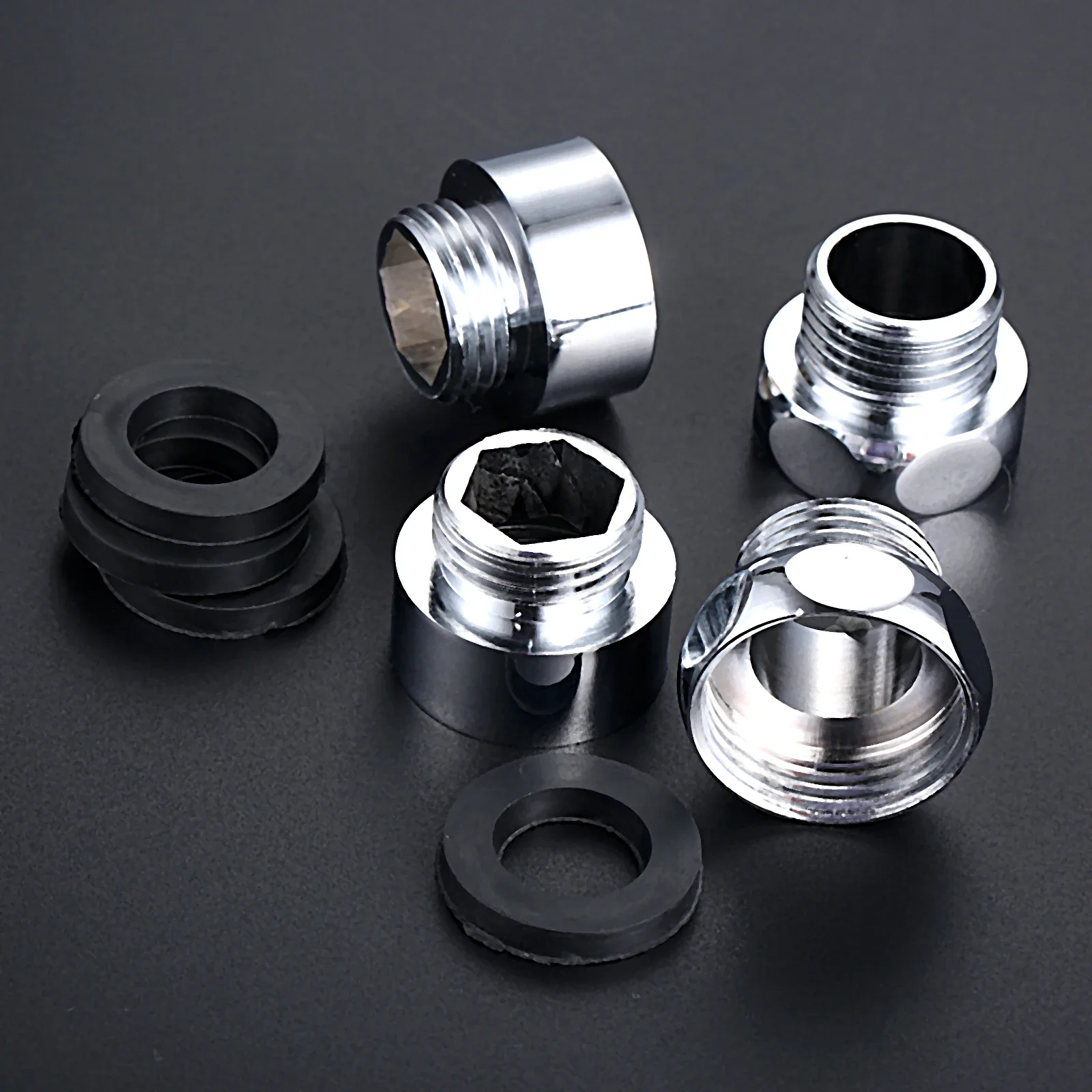 2ชิ้น G 1/2 'ถึง G 3/4' ทองเหลืองเครื่องซักผ้าทองแดงอะแดปเตอร์ท่อน้ำห้องครัวก๊อกน้ำอะแดปเตอร์ประปาอุปกรณ์ก๊อกน้ำในห้องน้ำเงิน