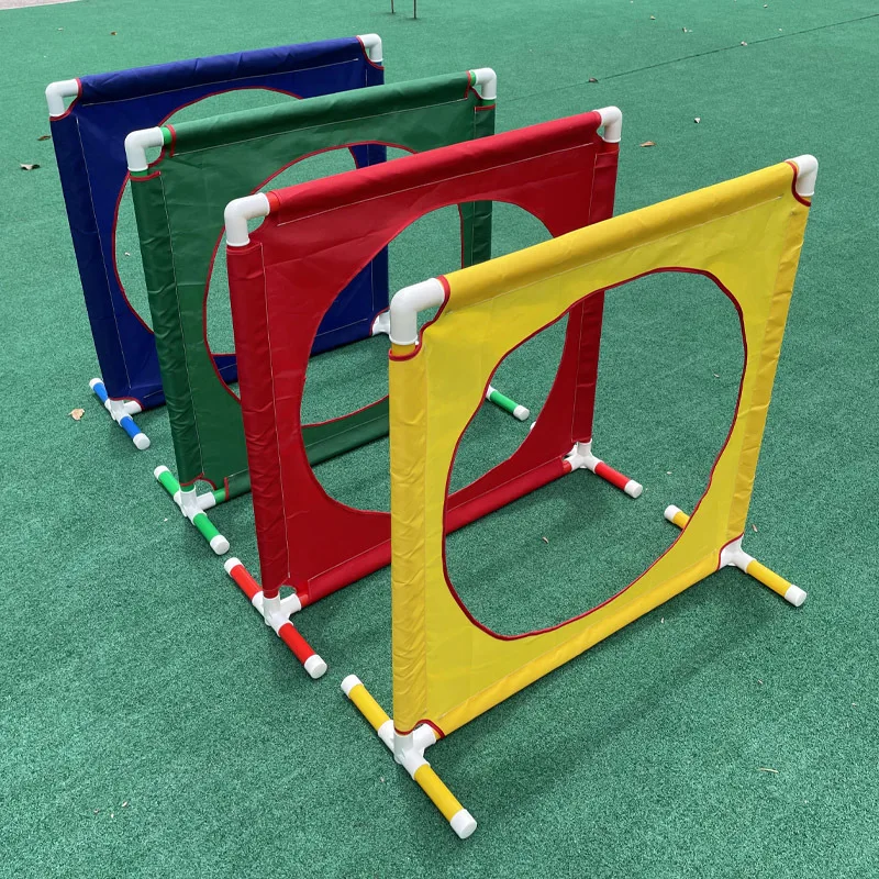 Kids Tunnels drills and hurdling obstacle Kids Game Sports Activity Equipment Children Sense System Toys Oxford Fabric PE Pipe