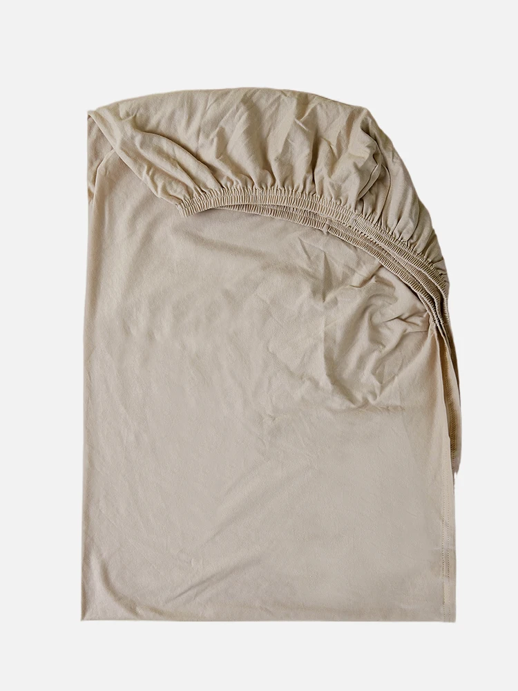 130*70cm Solid Color Baby Fitted Sheets Cotton Crib Mattress Children\'s Bed Cover For Newborn Bassinet Cradle Sheet Beding