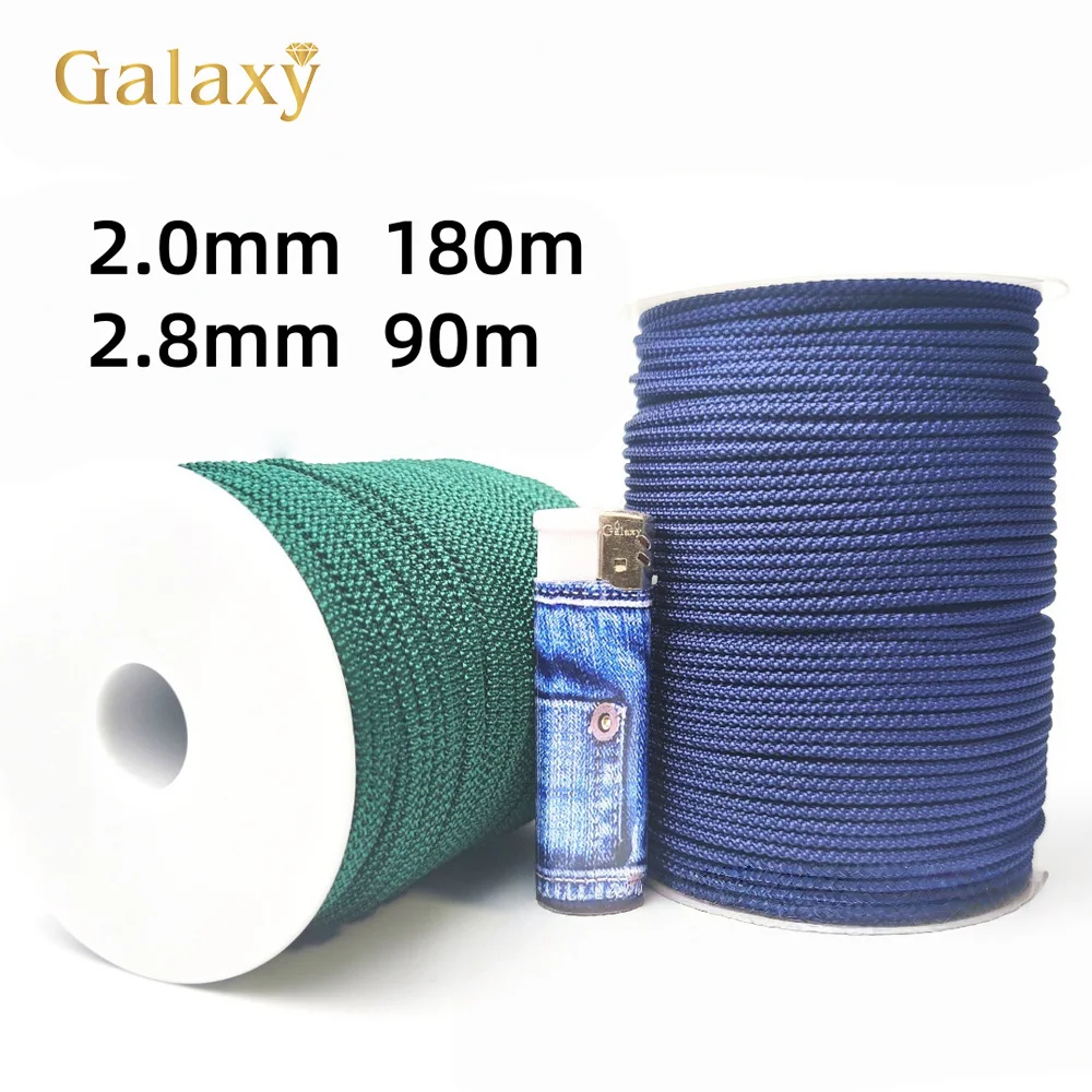 2-3mm Nylon Cord Thread Braided Cord DIY Jewelry Accessories Twine Beading Threads HandCrafts Rope Adjustable Bracelets Necklace