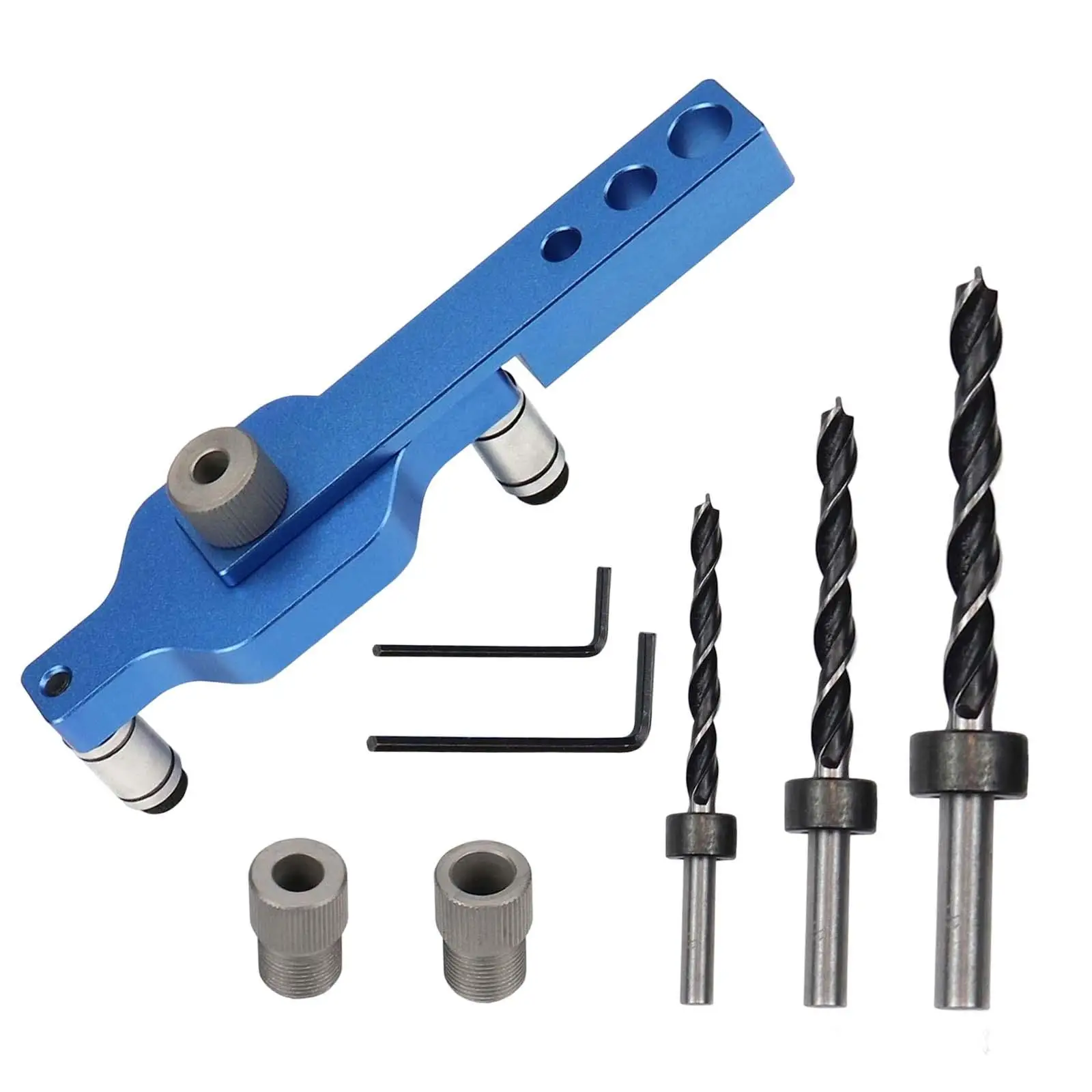 Woodworking Punching Tool Wood Hole Positioning Fixture Dowel Drill Joinery Kits for Carpenter Tools