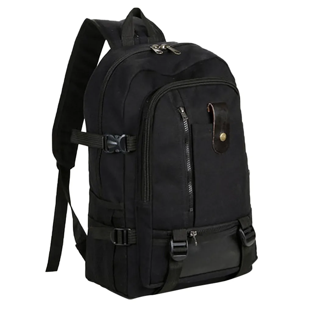 Men\'s Backpack Vintage Canvas Backpack High Quality School Bag Men\'s Travel Bags Large Capacity Schoolbag Laptop Backpacks