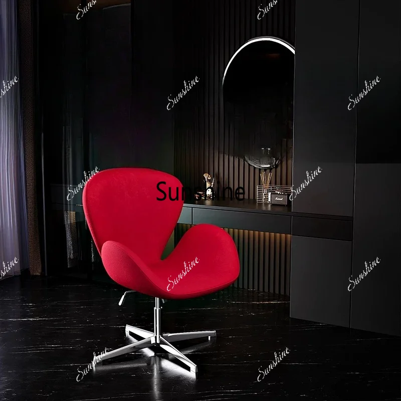 Light luxury high-end makeup stool girls bedroom dressing rotating lift makeup chair