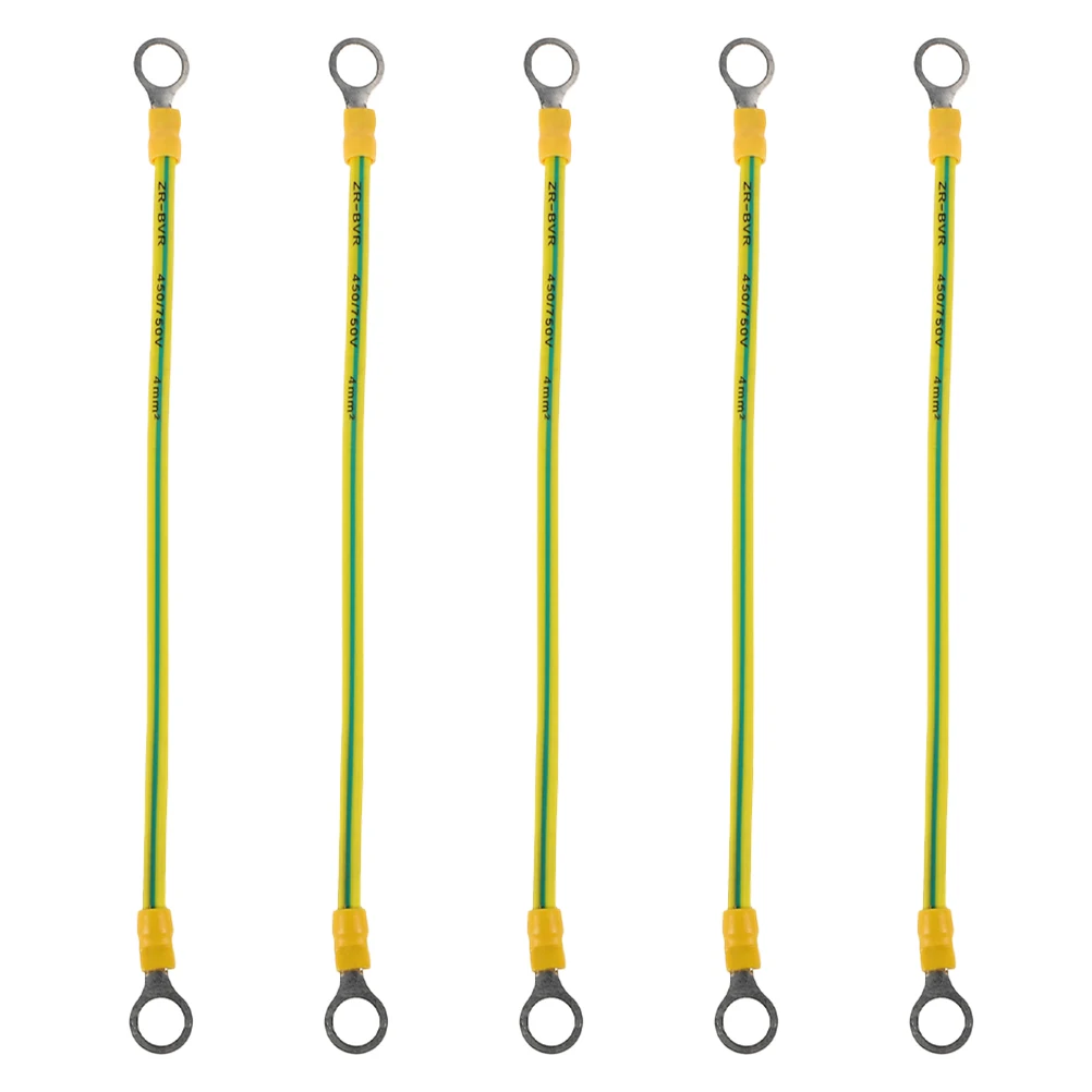 

5pcs Universal Automotive Ground Strap Durable Copper Vehicle Cables Heavy Duty Grounding Cable Straps Engine Truck Car