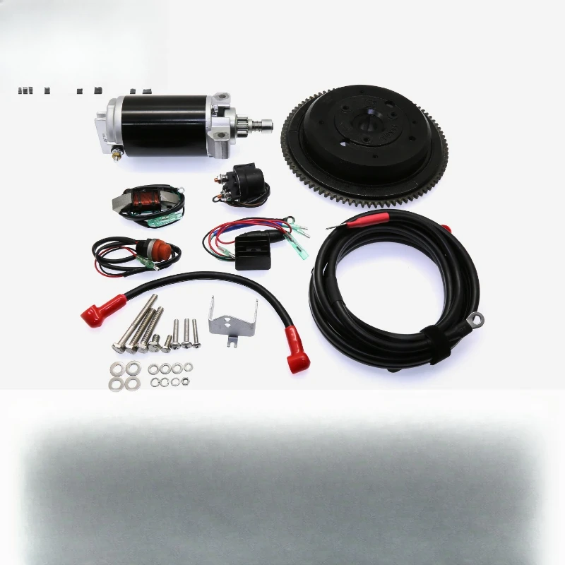 

40 horsepower electric start kit Yum Hangkai fishing outboard propulsion electric start modification