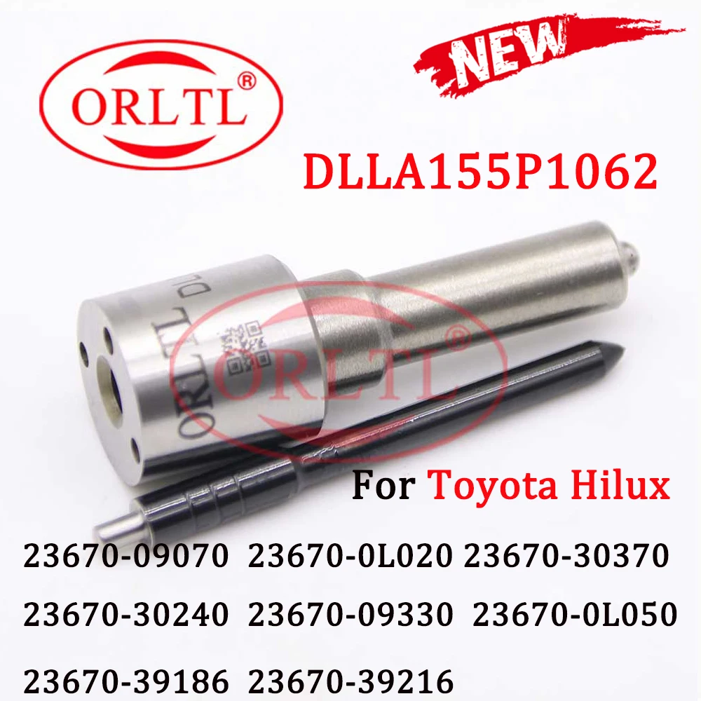 ORLTL Nozzle DLLA 155P1062 0934008630 Diesel Injector Replacment DLLA 155P 1062 Auto Nozzle DLLA155 P1062 For TOYOTA 095000-8290