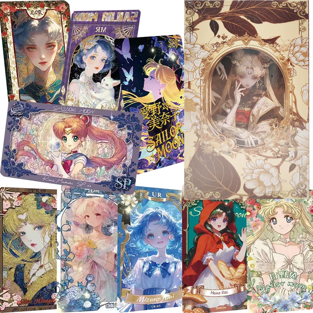 

Sailor Moon Magical Girl Hobby Collection Cards Tsukino Usagi Chibiusa Exquisite Limited Anime Character Enamel Cards Fun Gifts