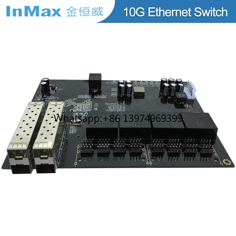 InMax Manufacturer Embedded 2 Layer 12 Port +4 Port RS-232/485  Managed  Gigabit Industrial Ethernet Switch