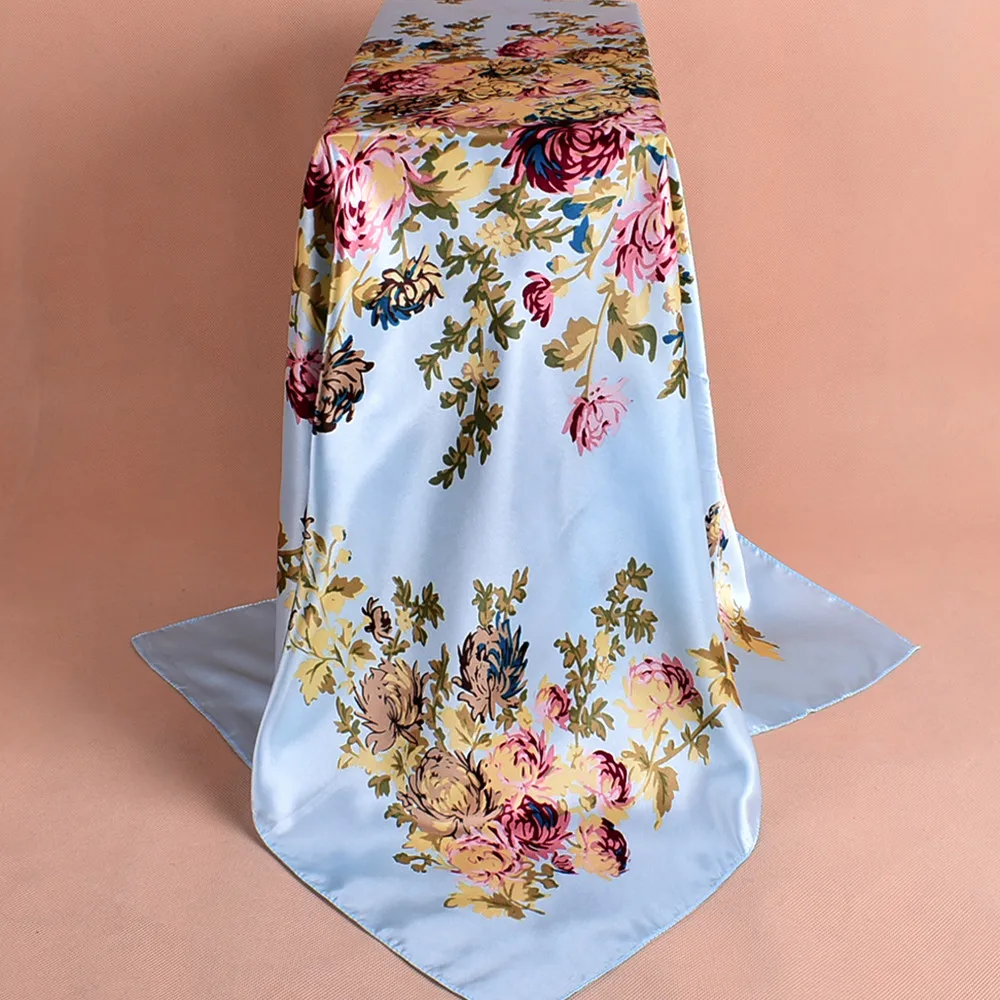 Soft Fashion Shawl Wraps Ladies Scarf Scarves Women Printed Silk Scarf Silk Women Blanket Scarfs for Women Christmas Scarf Women