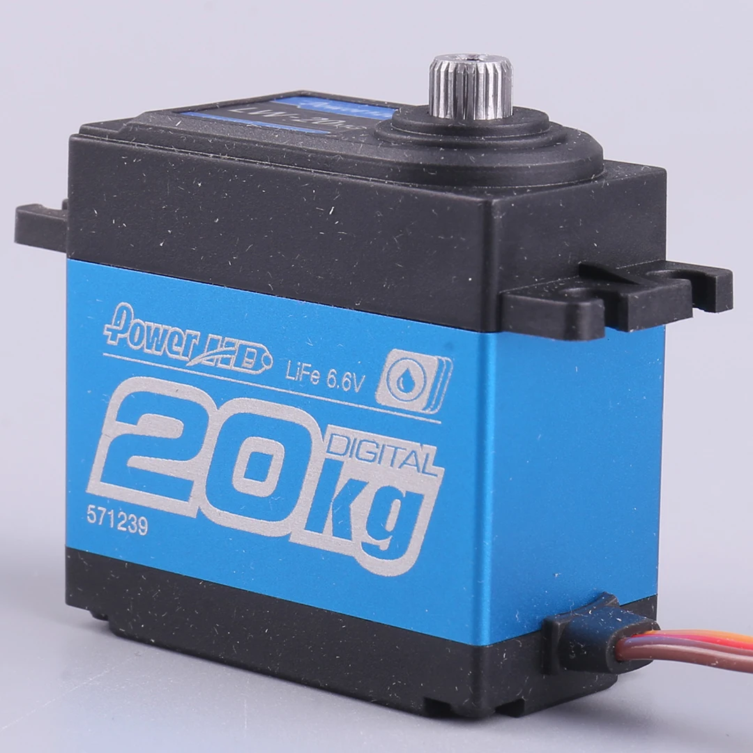 Power HD LF-20MG LW-20MG Digital Servo 4.8-6.6V DC Metal Gear 20KG Digital Servo For RC Boat Car Better Waterproof