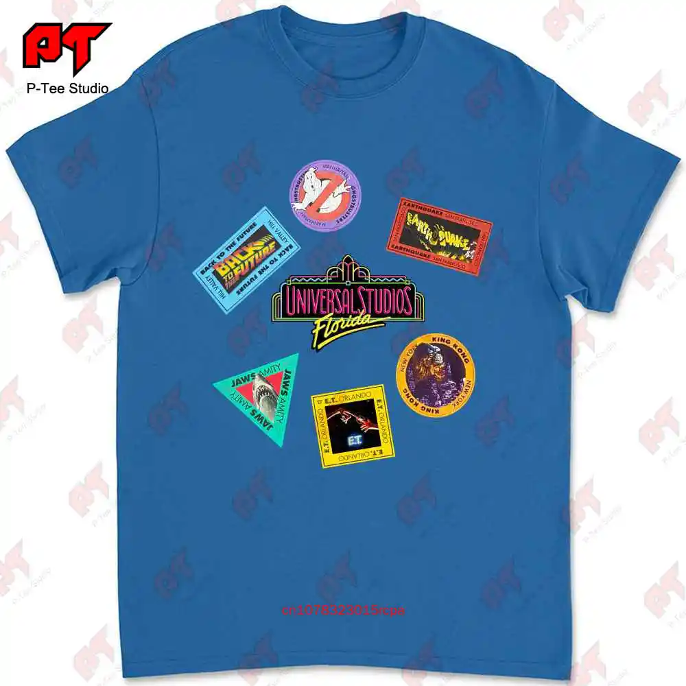 Vintage Orlando Florida Universal Studios T Shirt King Kong Ghost Busters Back To The Future Et Jaws URQ1