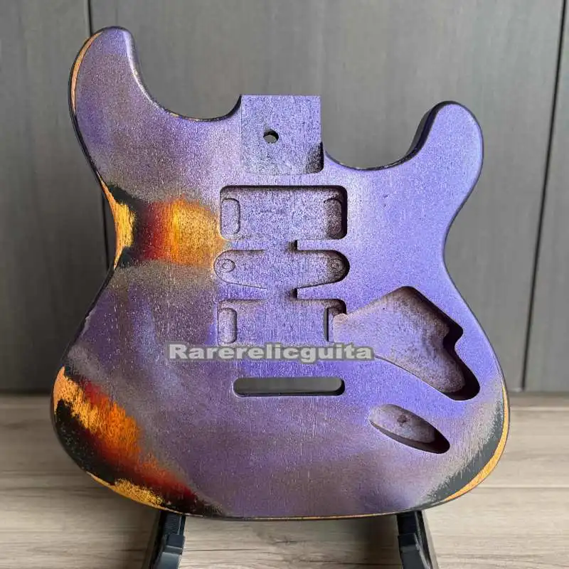 

Новая акция магазина: Корпус электрогитары из ели с эффектом потертости, винтажный, металлический фиолетовый с узором Sunburst, для S Strat