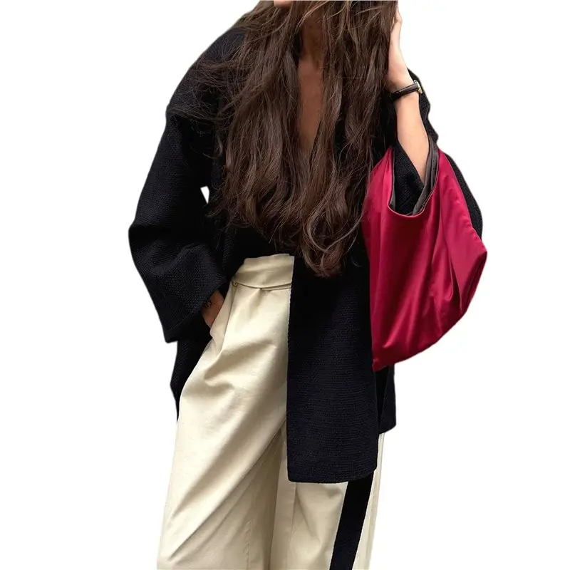 

CYL-Элегантная женская накидка-шаль с открытым передом, пончо-свитер для весны, осени и зимы