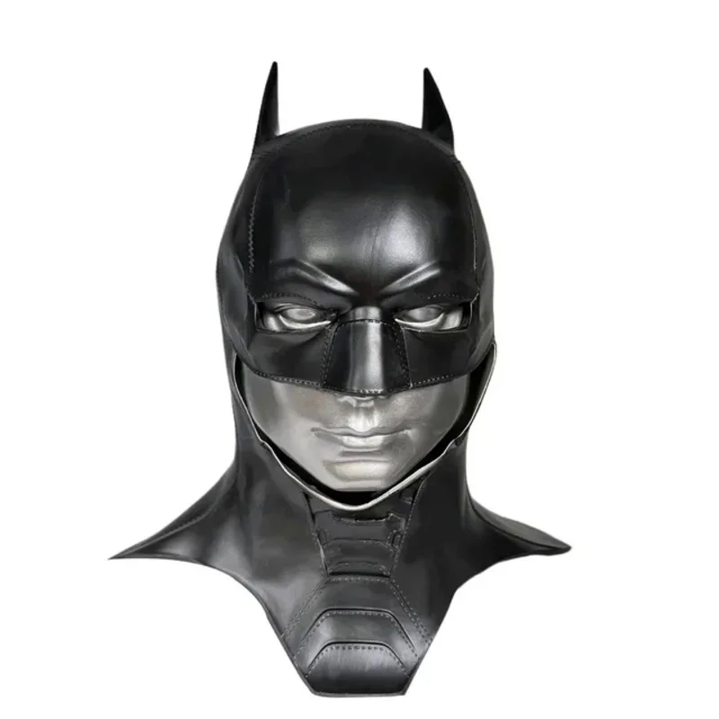 Cos Bulex 2022 Adult Men Bat Superhero Cosplay Bruce Wayne Costume Halloween Masquerade Mask Black Latex Accessories