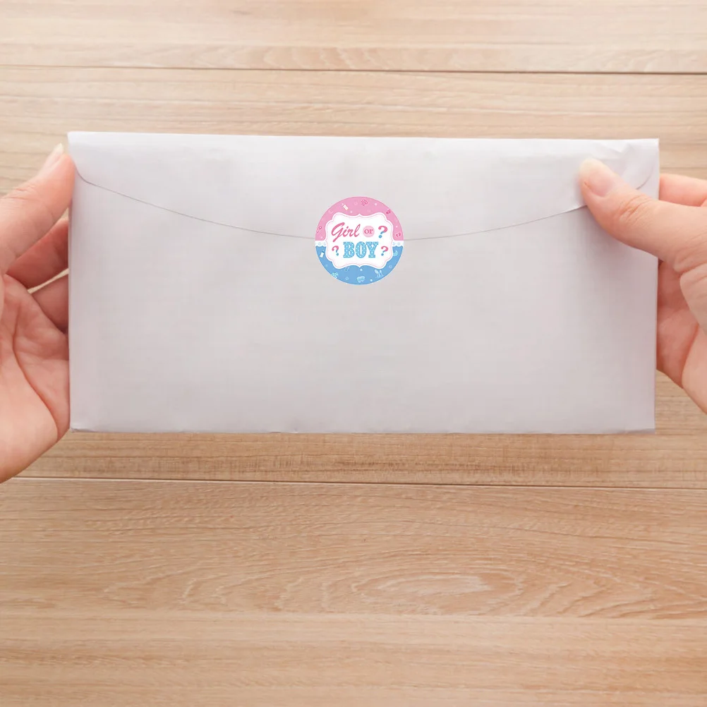 مجموعة ملصقات وحقائب تكشف عن الجنس، مواد سهلة الاستخدام على أكياس هدايا الحلوى، دش مثالي #1