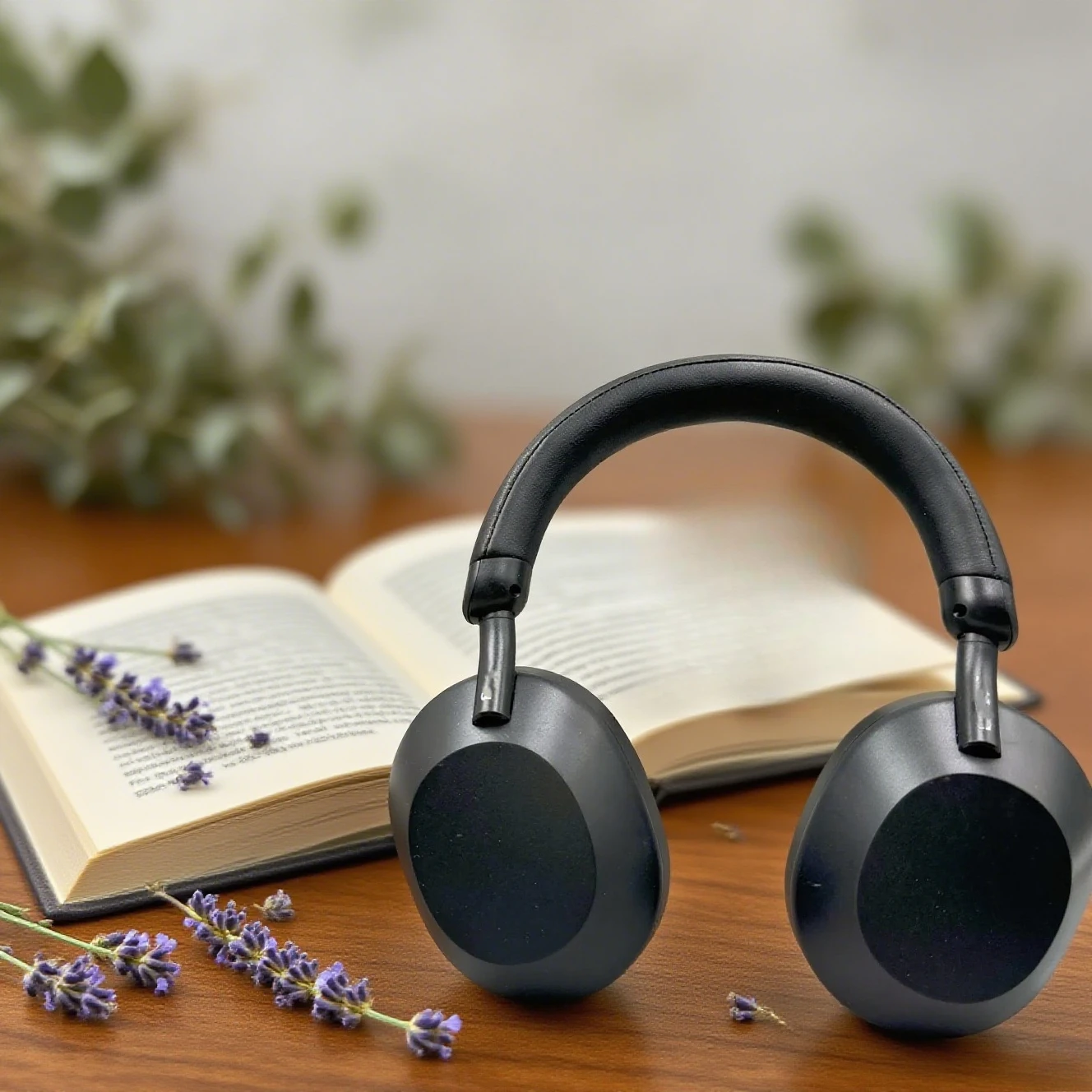 Écouteurs Bluetooth sans fil sur l'oreille WH1000XM5 avec son stéréo, adaptés au sport et aux jeux