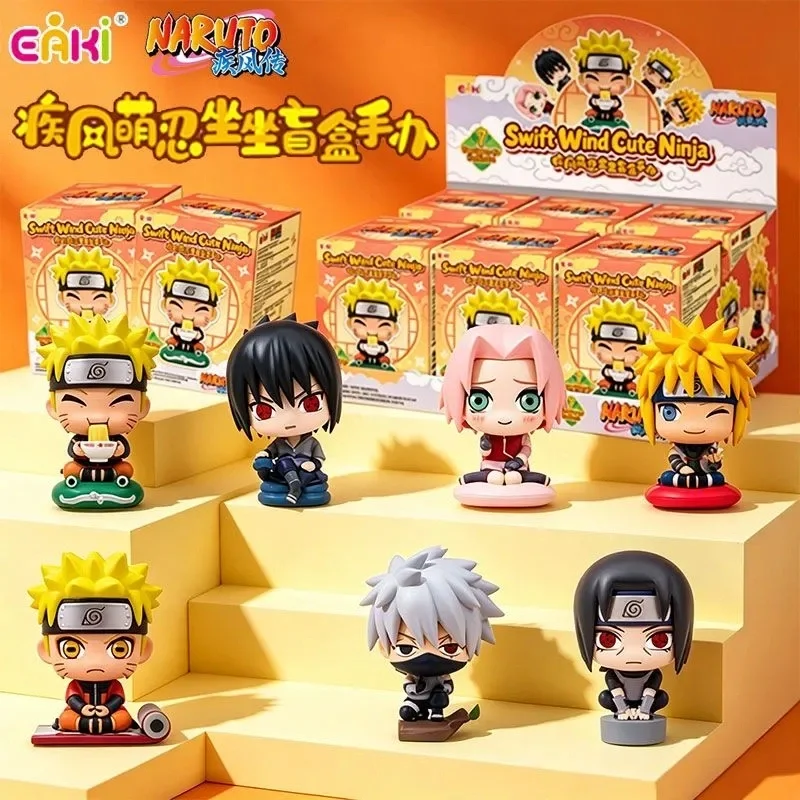 Eaki Naruto Shippuden Itachi Uchiha Sitzende Chibi-Figur Blind Box Magnetische Maske Sammlerstück Anime-Figur Schreibtischdekoration Geschenk