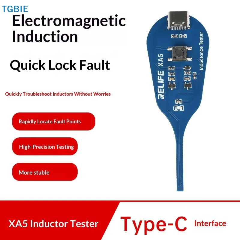 【TL】1PC XA5 Inductance Tester For Mobile Phone PC Repair Motherboard Electromagnetic Induction Rapid Fault Location Tset Tool