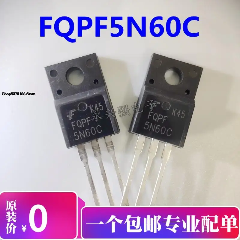 

5 шт. FQPF5N60C MOS 5N60 TO-220F 5N60C оригинальная новая быстрая доставка