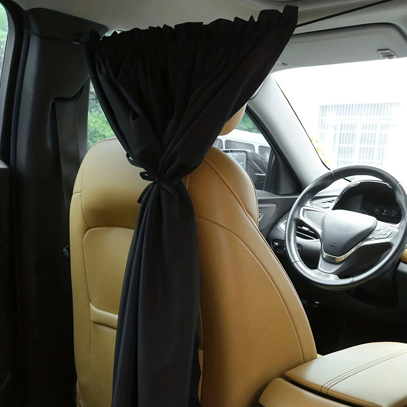 

Black front and rear car sunshades, sun protection, heat insulation, sunshade, privacy curtains, car curtains