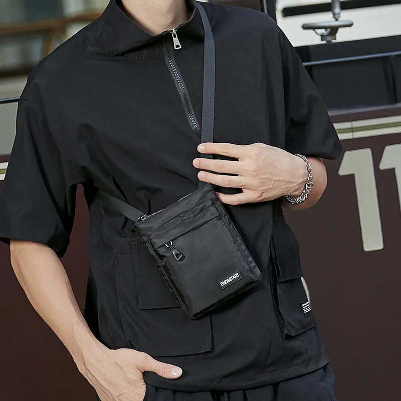 Small Shoulder Crossbody Bag for Men 2023 Japanese style Mini Man Mobile Bags Oxford Male Casual Handbags Student Travel bolsos