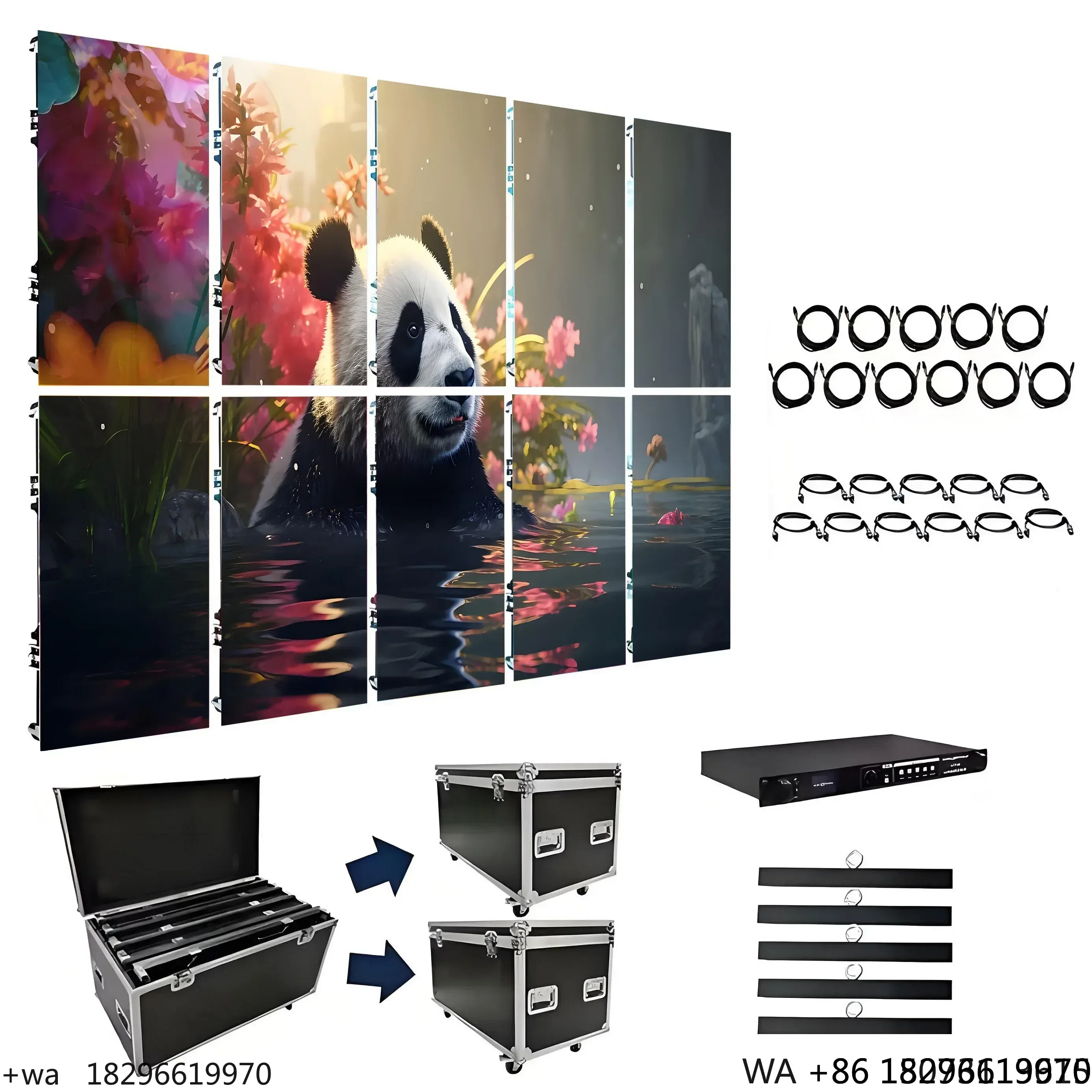 

Indoor P2.604 Lightweight LED Rental Panel 4K HDR for Concerts & Exhibitions Events
