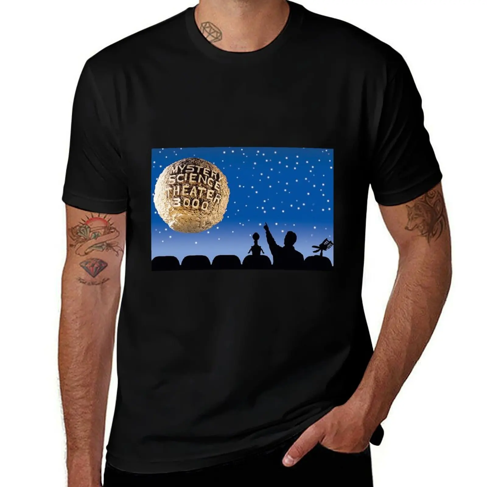 

MST3K - Mystery Science Theater 3000 logo T-Shirt shirts graphic anime shirt customs mens t shirt