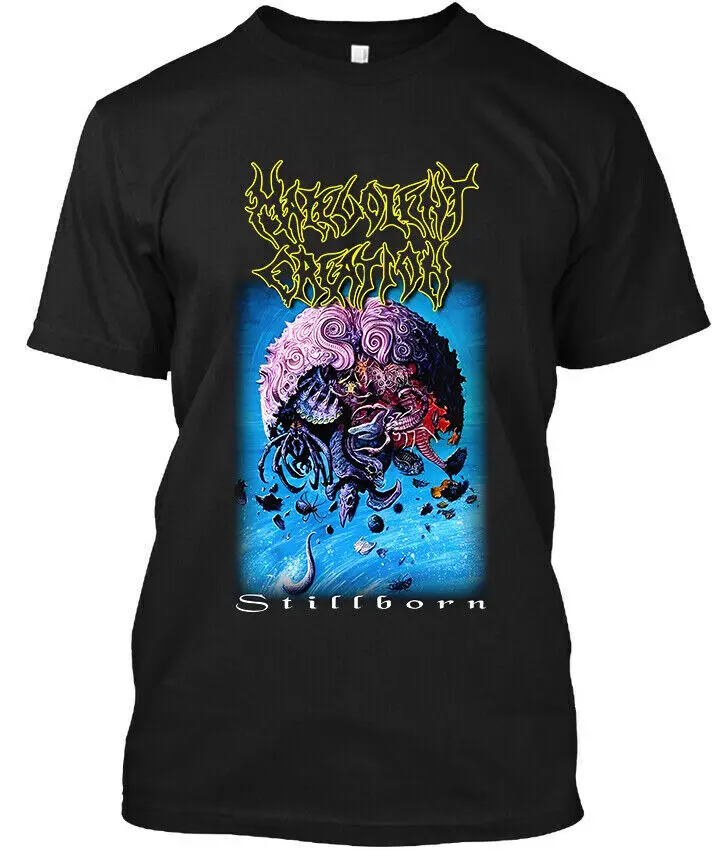 Malevolent Creation Stillborn American Music Logo T-Shirt Size S-4XL High Quality 100%Cotton Short Sleeve