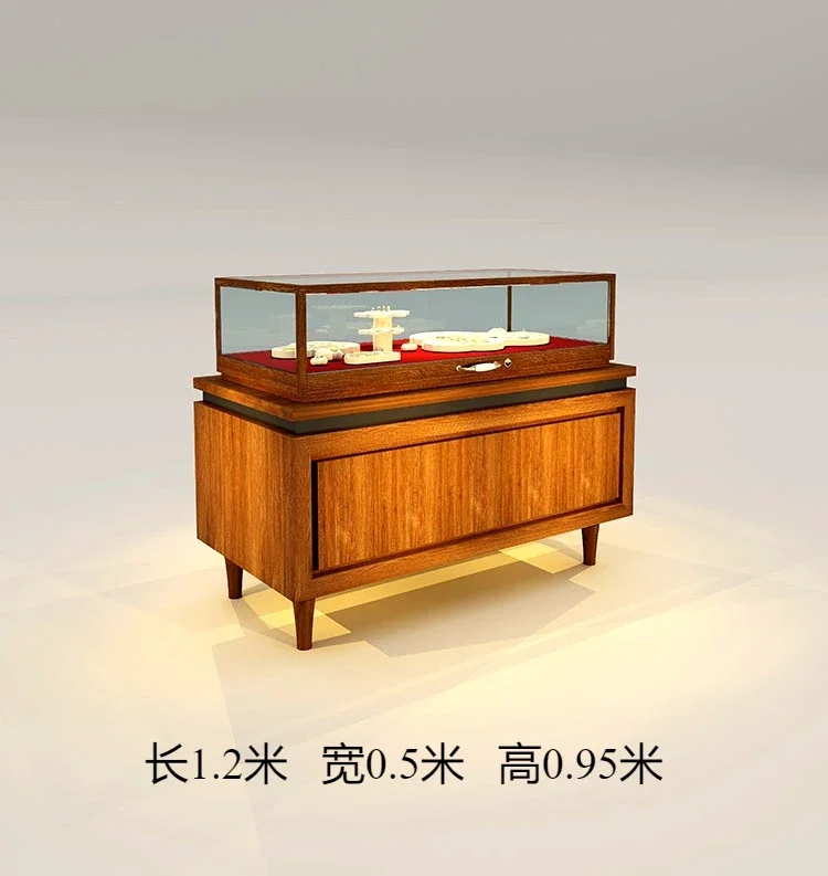 Single product cultural relics glass display cabinet jewelry display cabinet