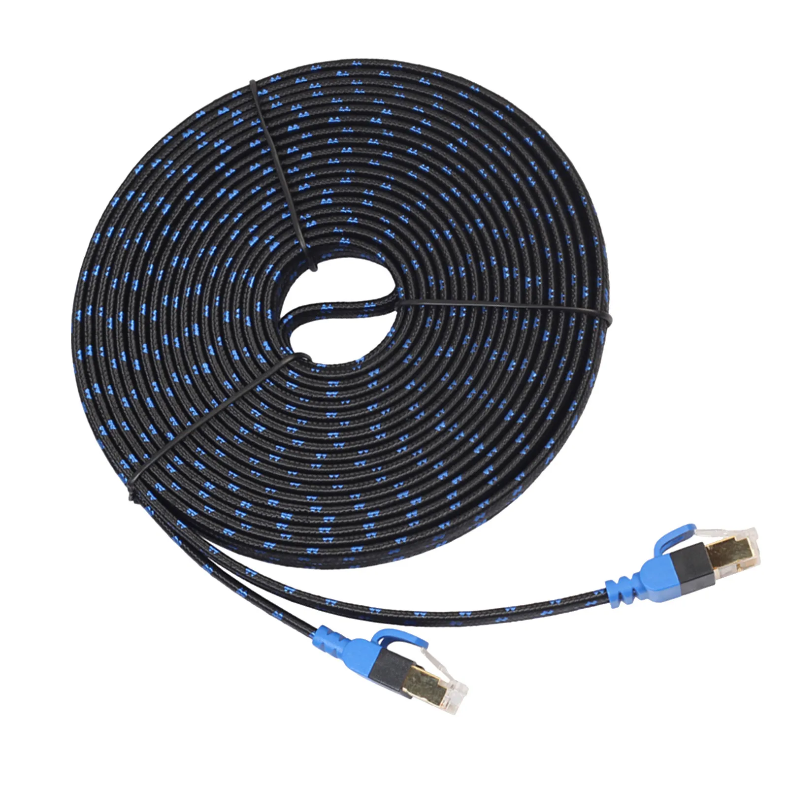 10 Meters Double Shielded Cat7 Ethernet Cord High Speed 10G Cable for Router Nas Computer Printer Gaming Box