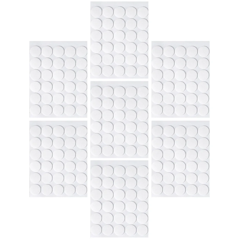 7 أوراق شريط لاصق مزدوج الجوانب من مادة الأكريليك، مثبتات لاصقة قوية، ملصقات حائط للصور لمكتب الغرفة