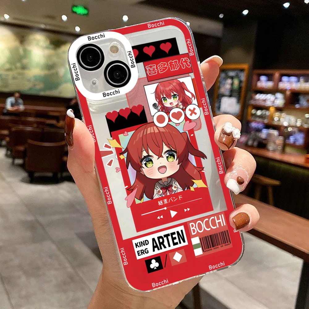 Hot Cute Anime Cartoon Characters Phone Case For Xiaomi Redmi Note 13C 12C 11 10C 10s 9A 9T 9C 8 Pro Max 4G 5G Transparent Cover