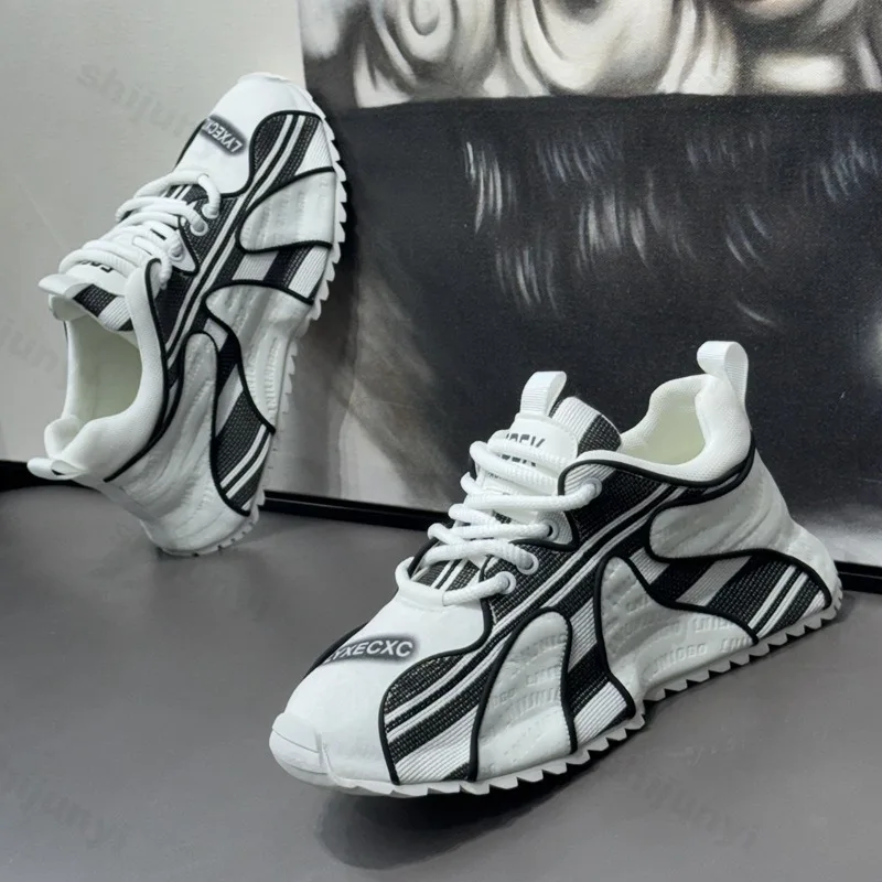 

Chunky Mens Casual Sneakers Autumn Designer Sport Shoes Fashion Height Increased Platform Non Slip Outdoor Sneakers Zapatillas