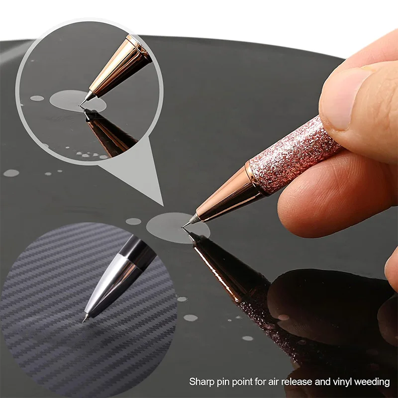 Vehicle Vinyl Weeding Pen Film Wrapping Weeding Tool for Decals Tint Sticker Bubble Remover Pin Pen Car Styling Accessories